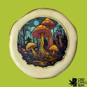 Пряник “1” з пантерним мухомором 500 мг і CBD 100 мг — снек для розслаблення та сну, бренд CBD Chill — Боб Марлі бар