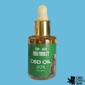 CBD олія 20% (10 мл) — концентрована формула для зниження тривожності та стабілізації нервової системи, бренд CBD Chill — Боб Марлі бар