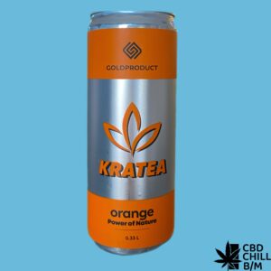 Напій Kratea Orange 0.33 л з екстрактом канни — антистресовий функціональний напій, бренд CBD Chill — Боб Марлі бар