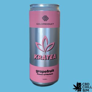 Напій Kratea Grapefruit 0.33 л з екстрактом канни — для розслаблення і зниження стресу, бренд CBD Chill — Боб Марлі бар